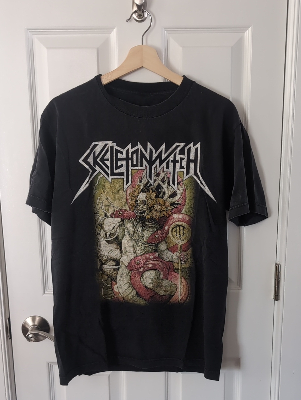 Skeletonwitch Serpents Unleashed 2014 Tour Heavy Metal Band Shirt Size M